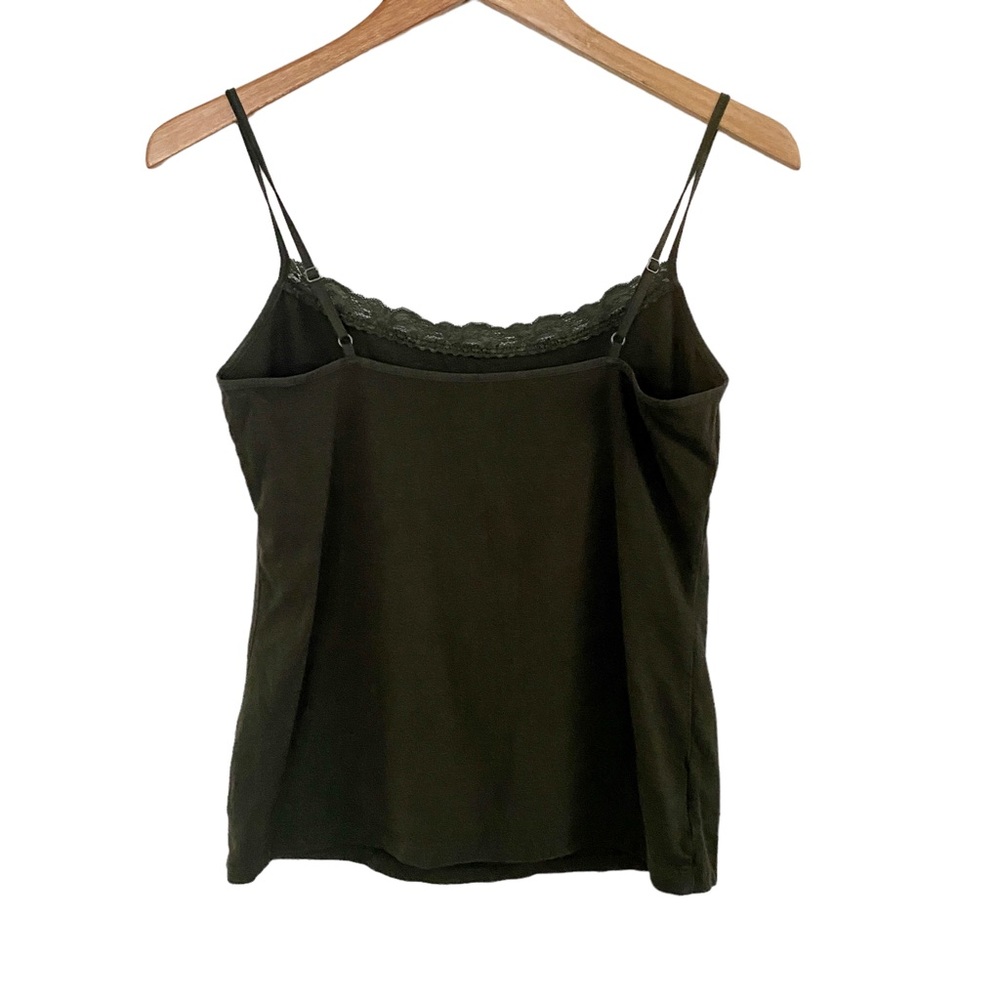 Y2K Loft Green Lace Cami Size Medium - Picture 5 of 5